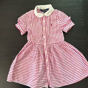Polo Striped Dress 3/3T
